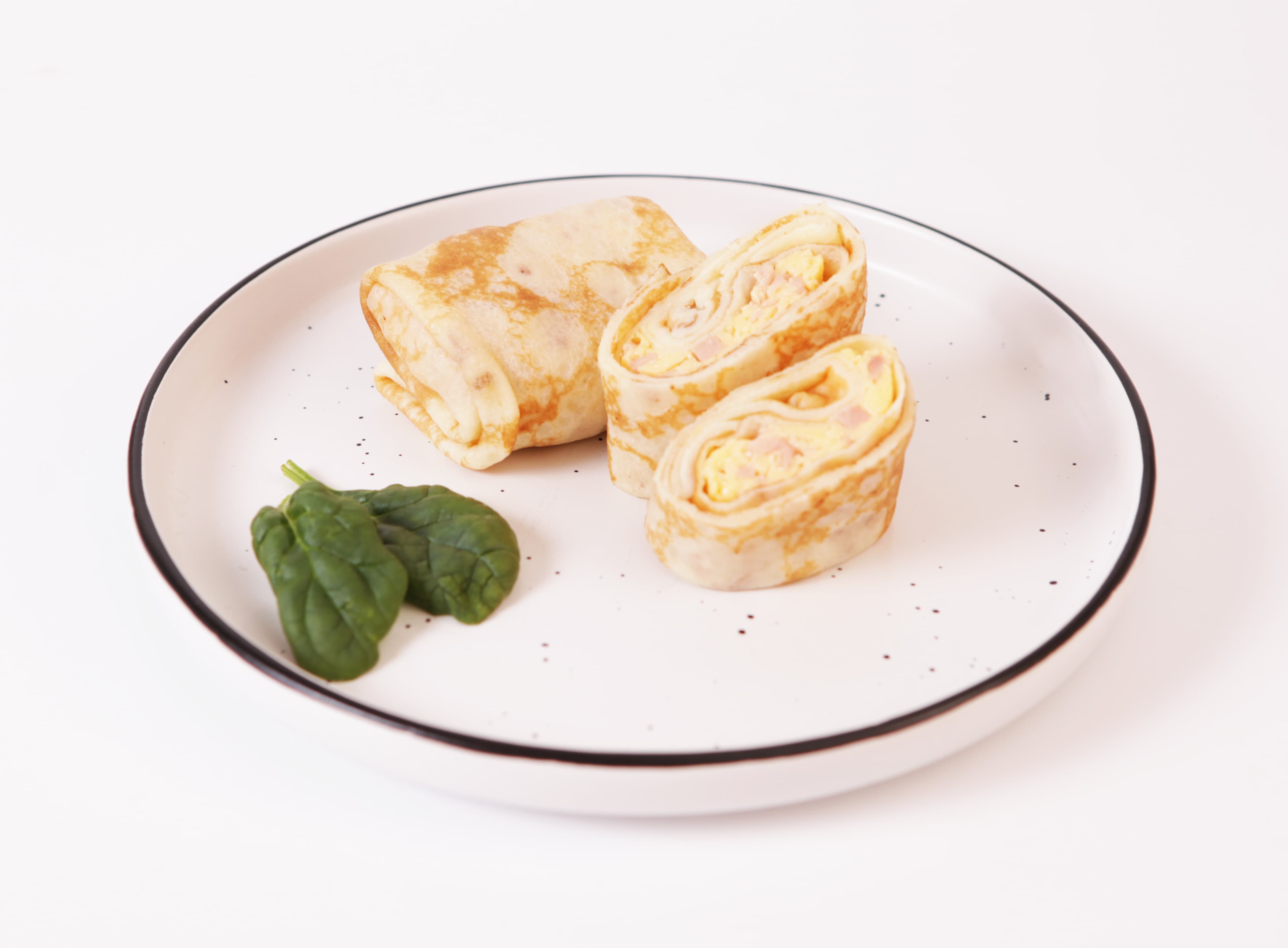 Блинчики с ветчиной и сыром