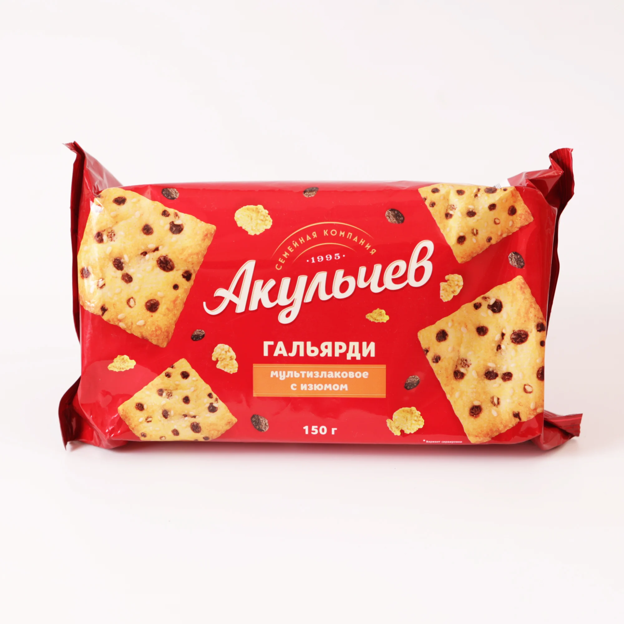 Гальярди мультизлаковое с изюмом, 0,15 кг