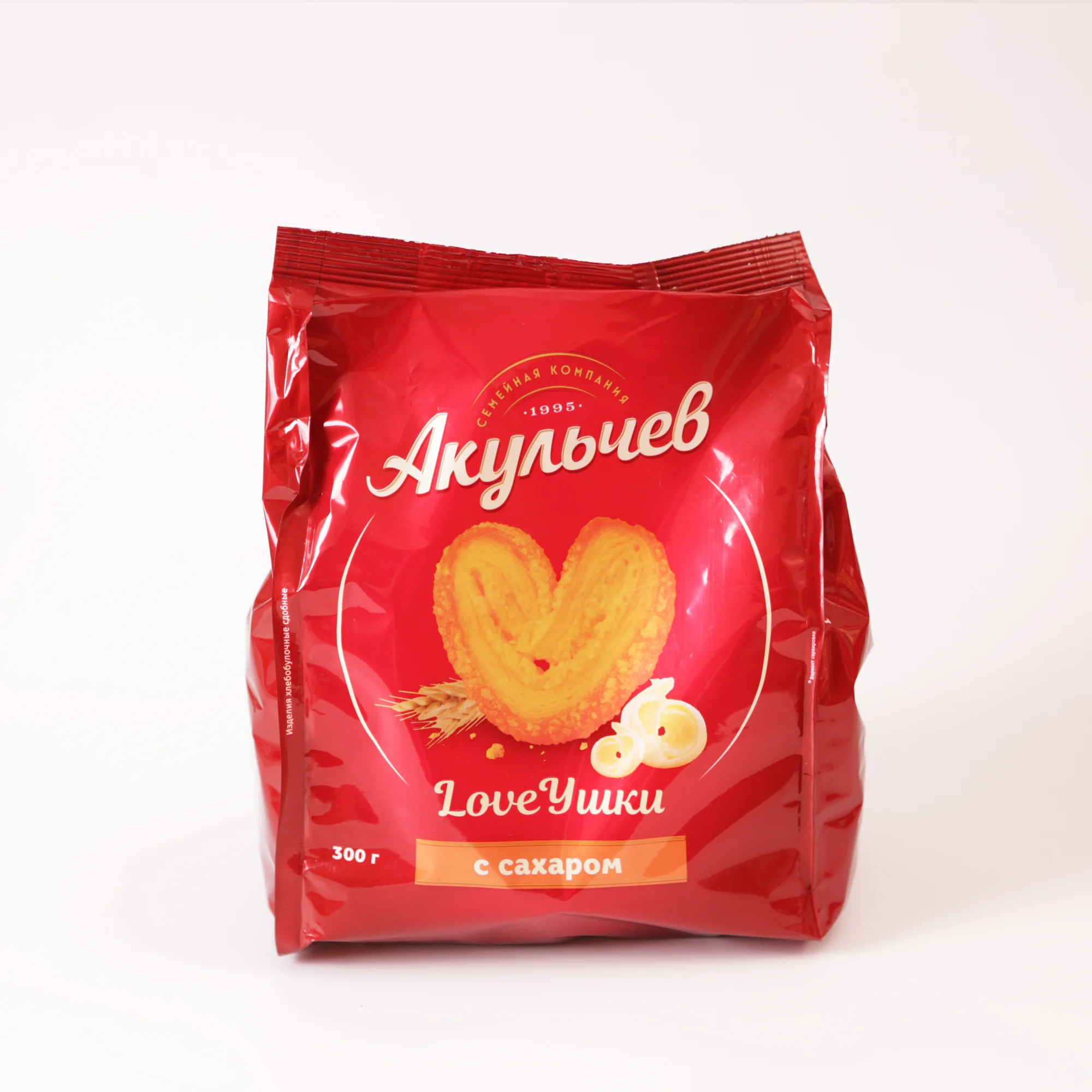 ЛавУшки слойка с сахаром, 0,3 кг